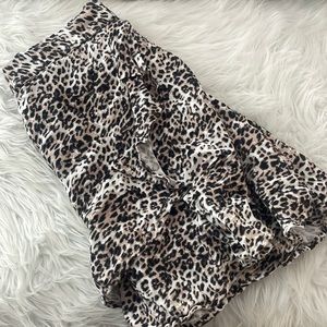 cheetah print skirt